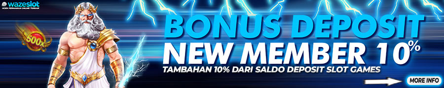 BONUS NEW MEMBER 10%